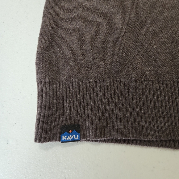 KAVU Highline Men's Sweater Oh Deer  Long Sleeve Pullover Crew Neck Medium - Picture 6 of 8